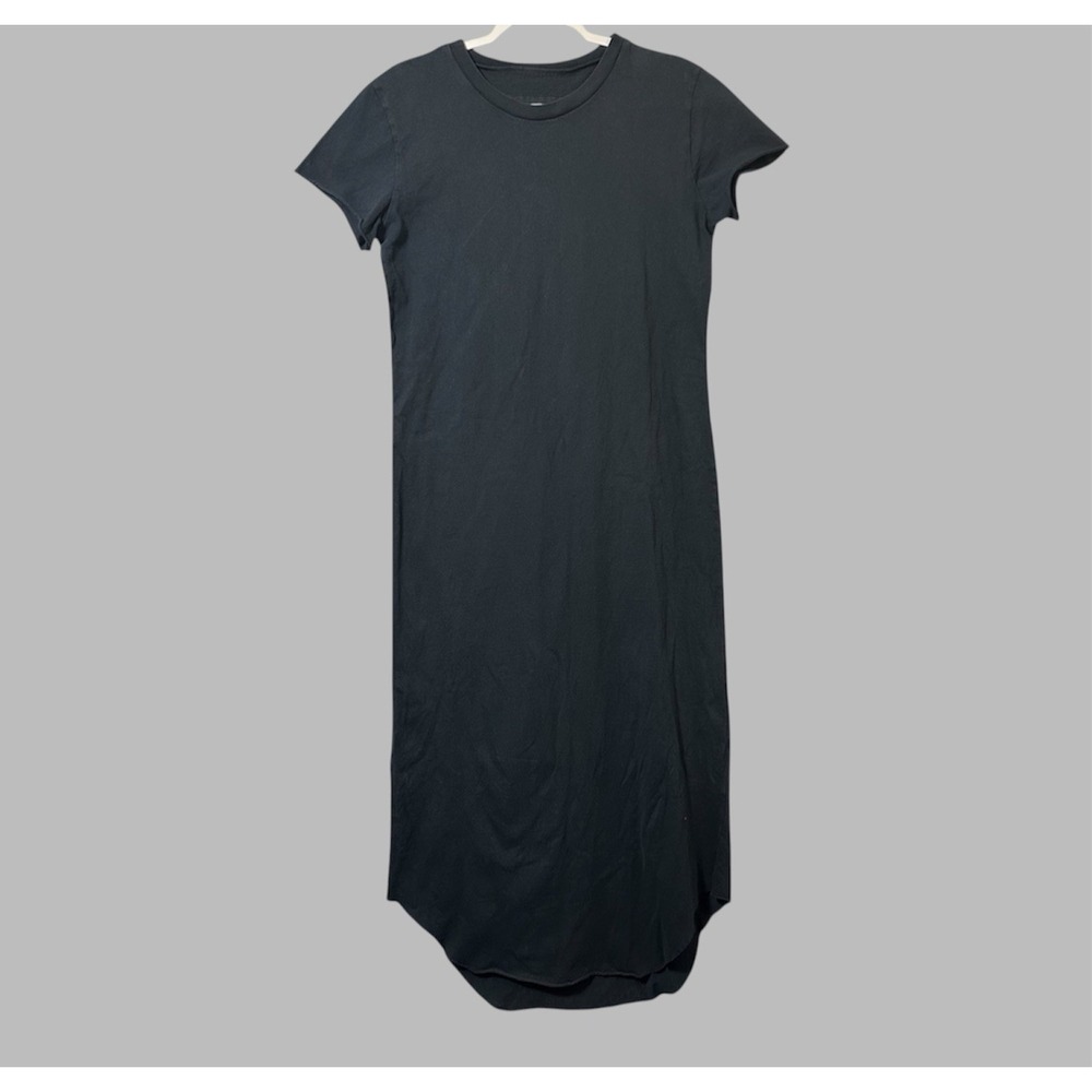 Frank & Eileen Tee Lab Dress Women's Medium Cotton Maxi Raw Hem READ
